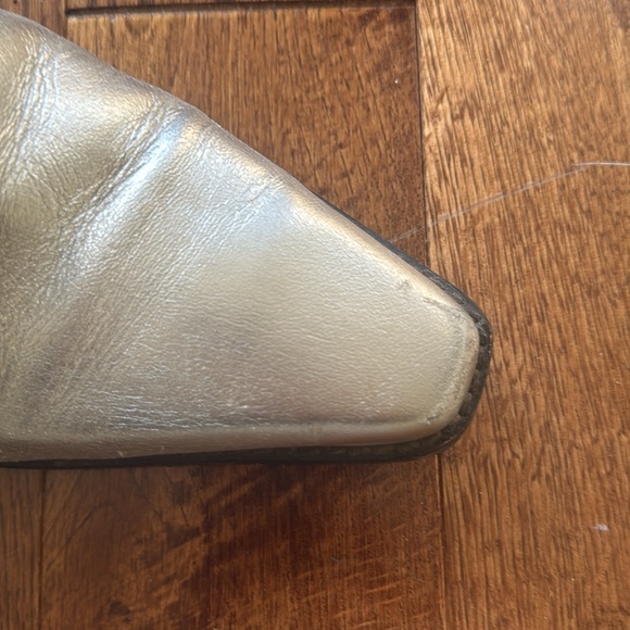 Zara Metallic Cowboy Boots - Picture 4 of 7